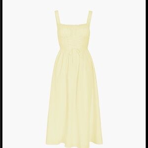 Commense Butter Yellow Corset Dress, size M